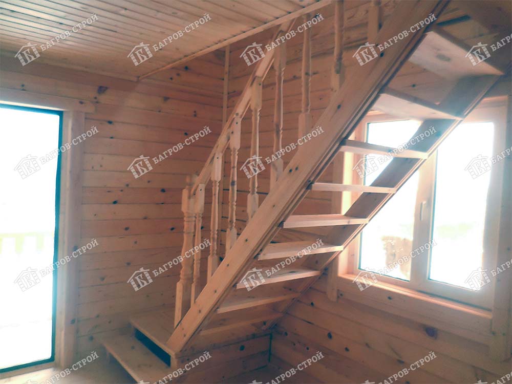 Дом из бруса 7х7 Арсений, Московская область, Солнечногорский район