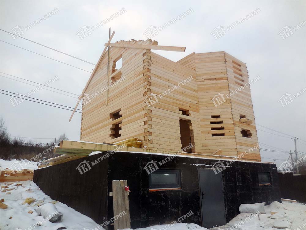Дом из бруса 7х7 Арсений, Московская область, Солнечногорский район