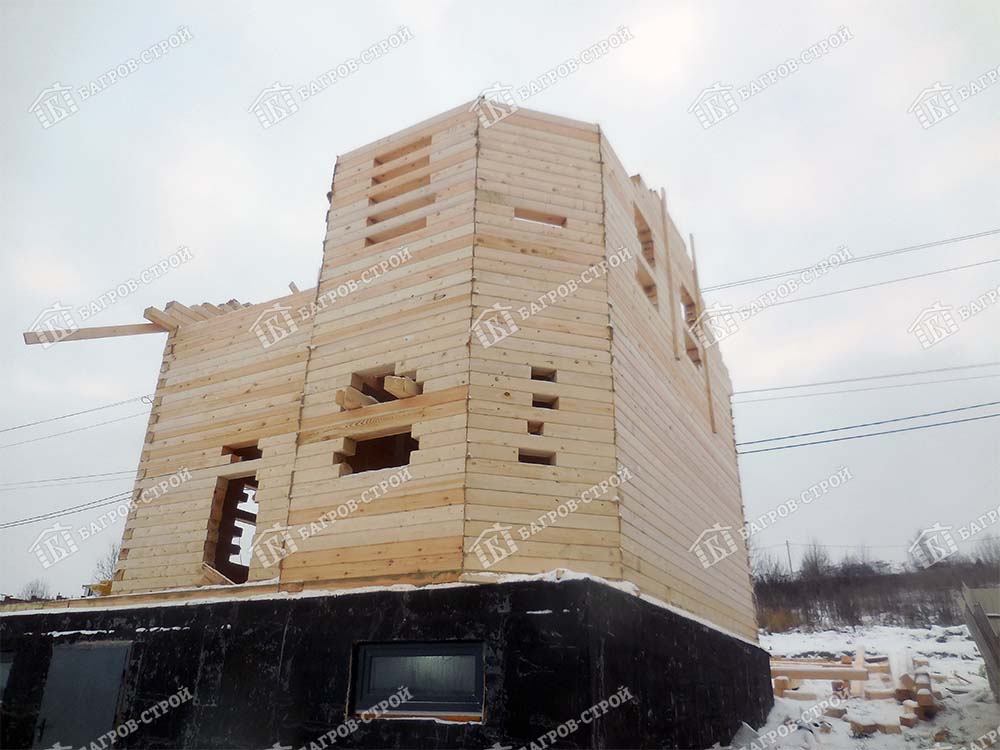 Дом из бруса 7х7 Арсений, Московская область, Солнечногорский район