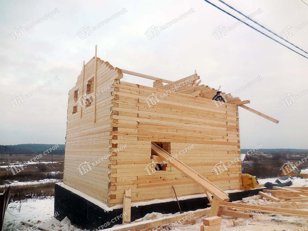 Дом из бруса 7х7 Арсений, Московская область, Солнечногорский район