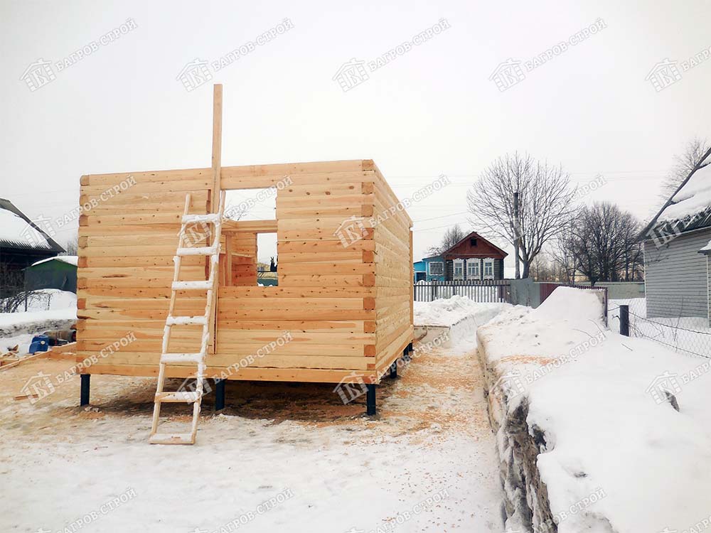 Дом из бруса 4х6 Алфей, Владимирская область, Гусь-Хрустальный район