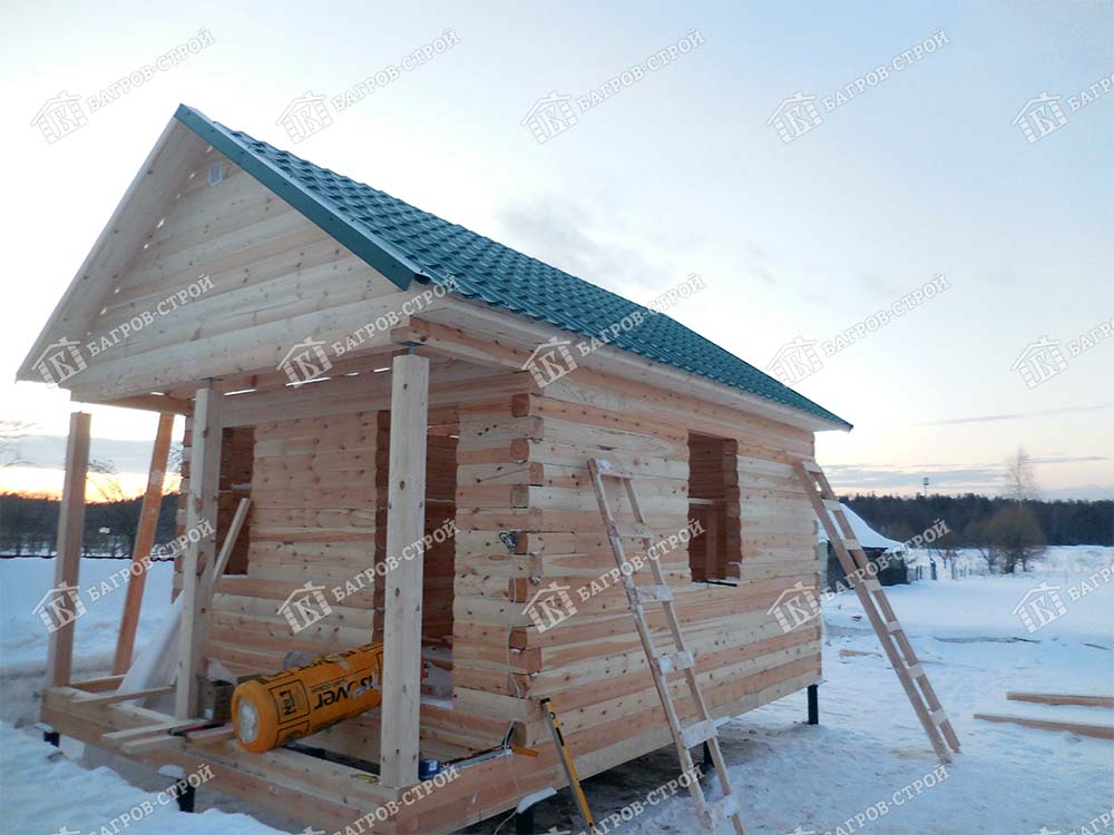 Дом из бруса 4х6 Алфей, Владимирская область, Гусь-Хрустальный район