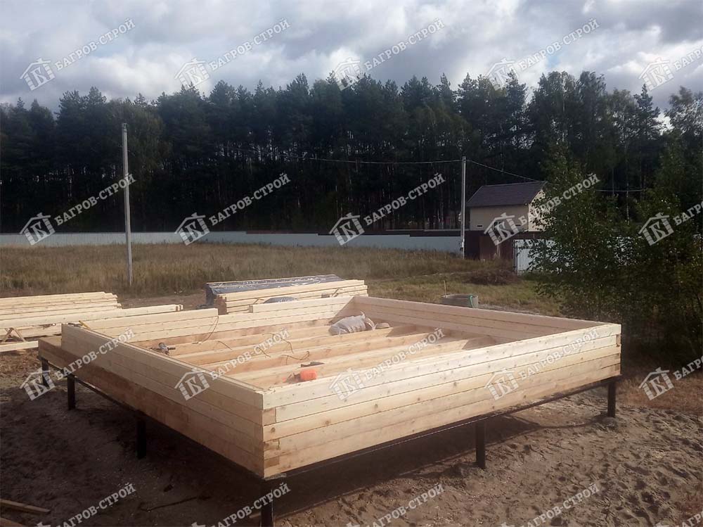 Дом из бруса 6х7.5 Валент, Московская обл., Раменский р-н., Кузнецовское с\п