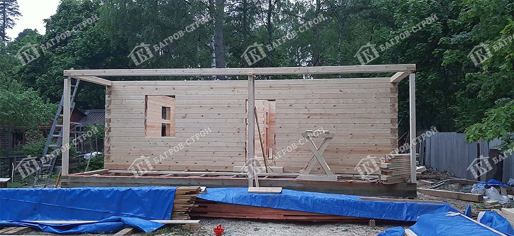 Дом из бруса 8,5х10,5 Илларион, Московская обл., Раменский р-н