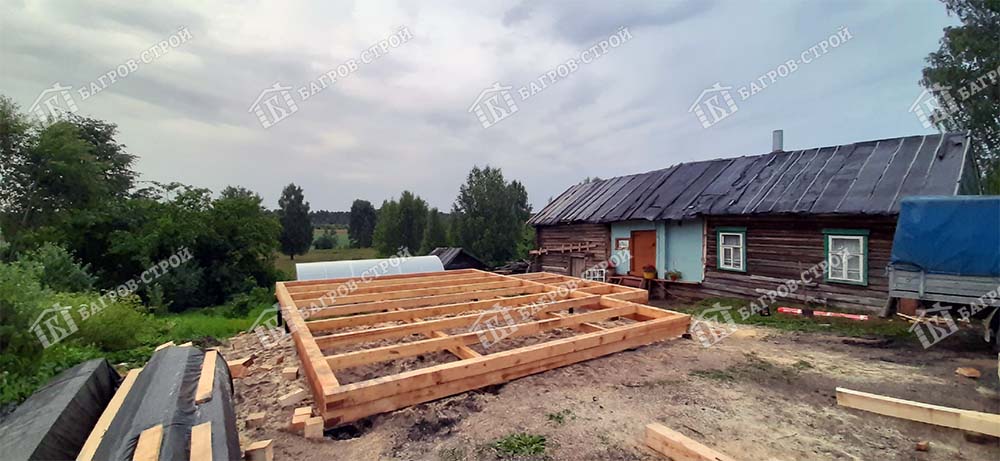 Дом из бруса 7.5х8 Богдан, Вологодская обл, череповецкий р-он