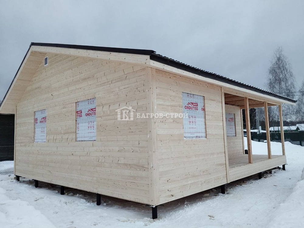 Каркасный дом 8х9 Никифор, Московская обл. Клинский район