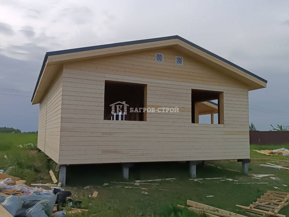 Каркасный дом 7х10.5 Светозар, Московская обл. Зарайский район