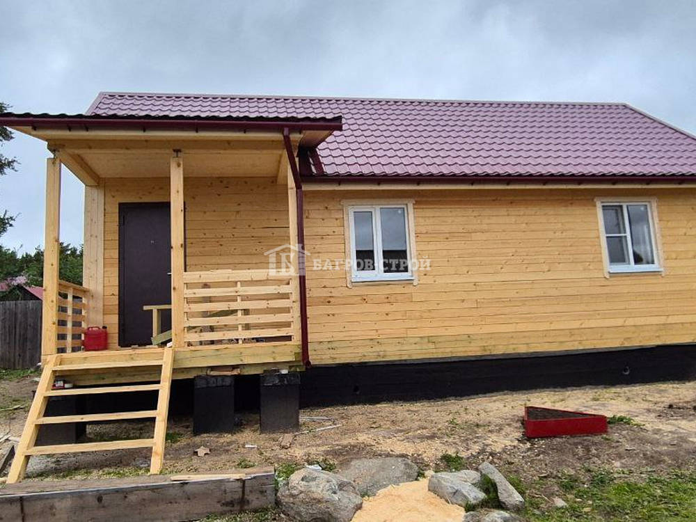Дом из бруса 6х11 Варлаам, Республика Карелия. Лоухский район