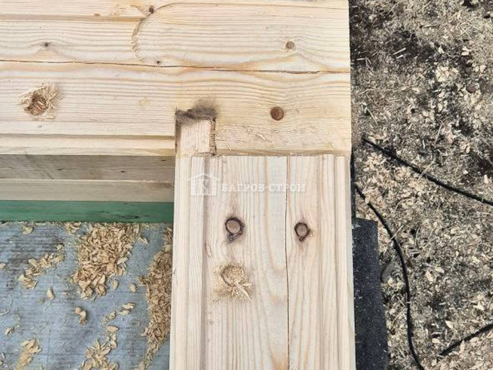 Дом из бруса 6х11 Варлаам, Республика Карелия. Лоухский район