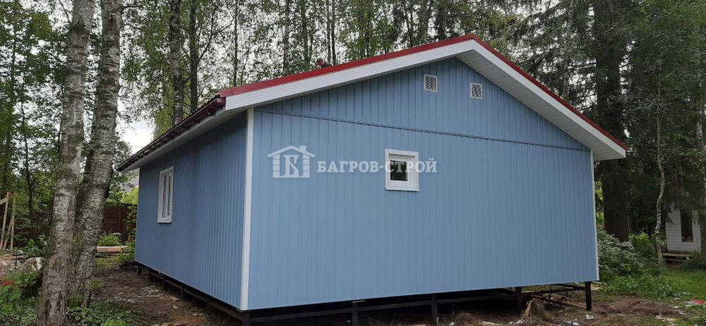 Каркасный дом 8х10, Ленинградская обл., Всеволожский р-н.