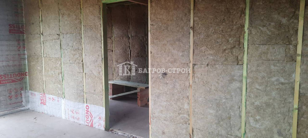 Каркасный дом 6х8 с террасой 2х6м и 1х3м, Тверская обл., Кимрский р-н.