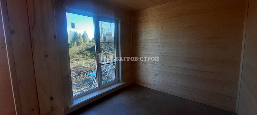Каркасный дом 6х8 с террасой 2х6м и 1х3м, Тверская обл., Кимрский р-н.