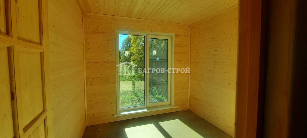 Каркасный дом 6х8 с террасой 2х6м и 1х3м, Тверская обл., Кимрский р-н.