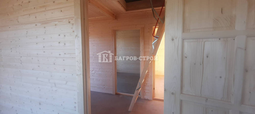Каркасный дом 6х8 с террасой 2х6м и 1х3м, Тверская обл., Кимрский р-н.