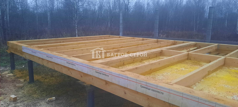 Баня брусовая 4х4.5 м. с террасой 1.5х4.0м, Тверская обл., Кимрский р-н.