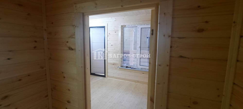 Баня брусовая 4х4.5 м. с террасой 1.5х4.0м, Тверская обл., Кимрский р-н.