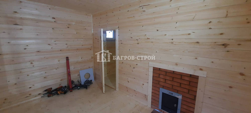 Баня брусовая 4х4.5 м. с террасой 1.5х4.0м, Тверская обл., Кимрский р-н.