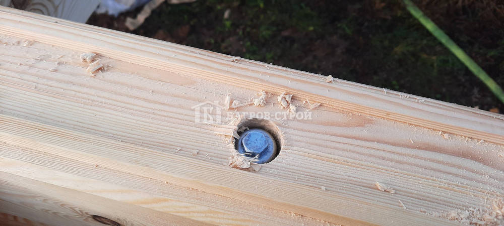 Баня брусовая 4х4.5 м. с террасой 1.5х4.0м, Тверская обл., Кимрский р-н.