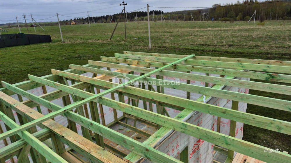 Каркасный дом 6х9, Ярославская обл., Переславский р-н.